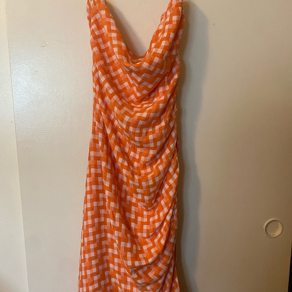 Orange dress